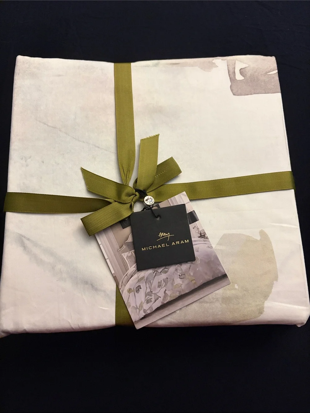 Michael Aram Botanical Leaf Duvet Cover Full/Queen NEW